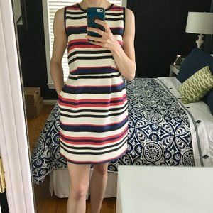 J. Crew Size 4 Nautical Multistripe Cotton Dress